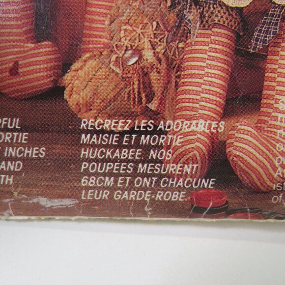 McCalls 720 Attic Babies Craft 27" Doll Sewing Pattern Boy & Girl UNCUT - Picture 7 of 13